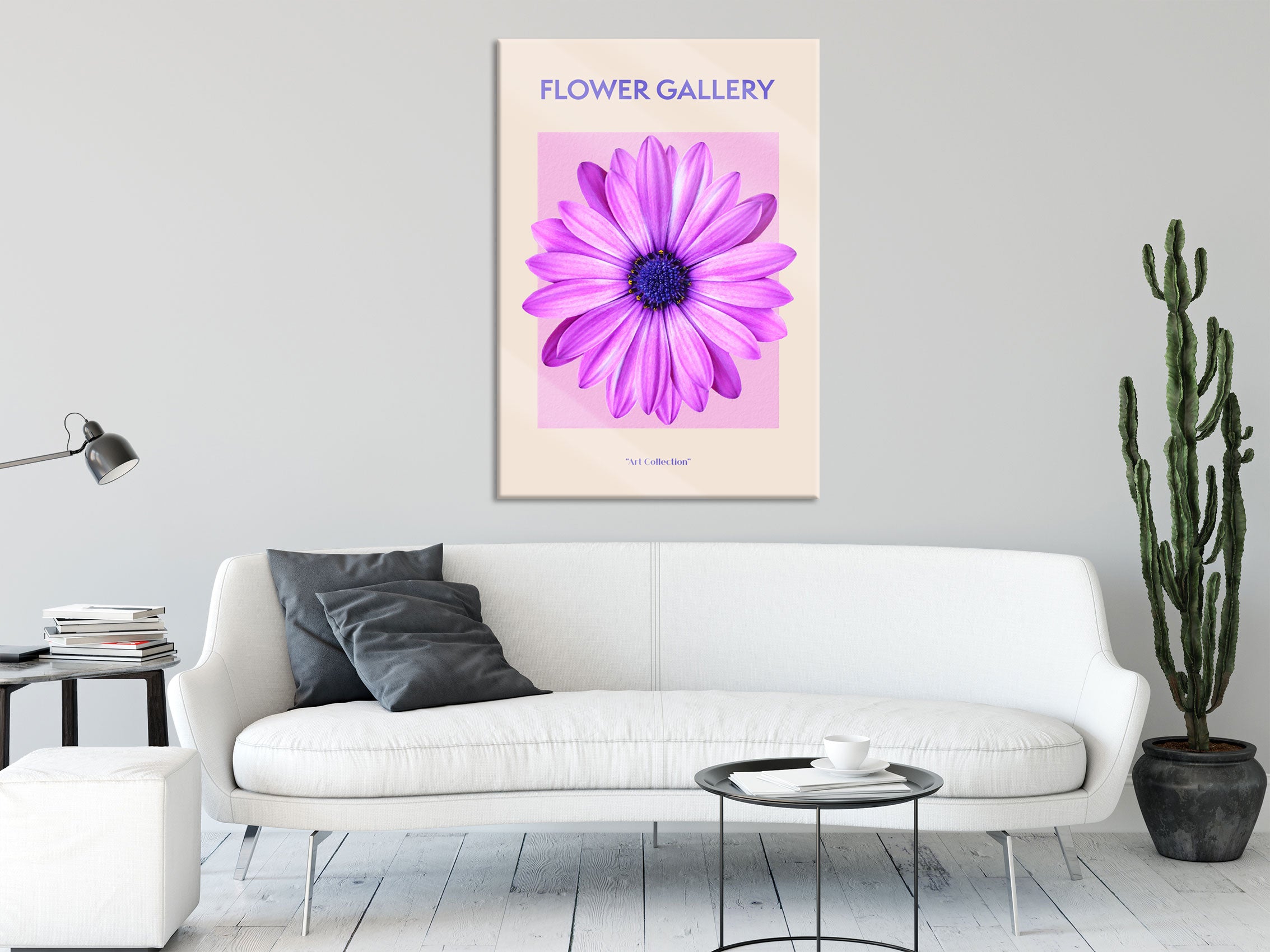 Flower Gallery  - Pinke Margerite, Glasbild