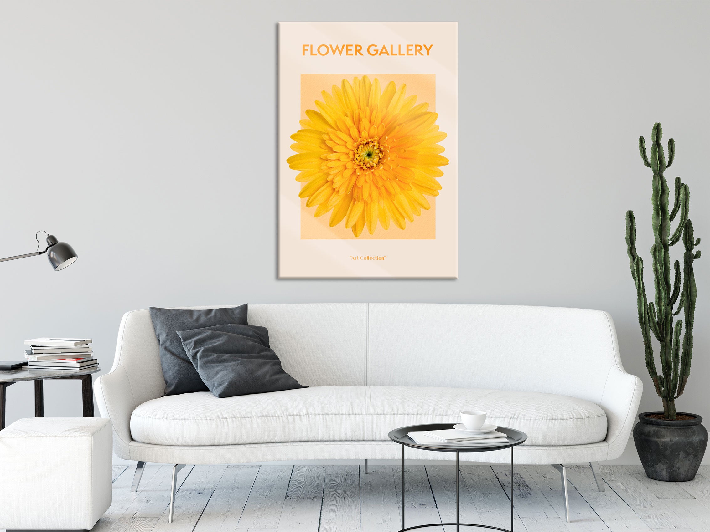 Flower Gallery  - Orange Gerbera III, Glasbild