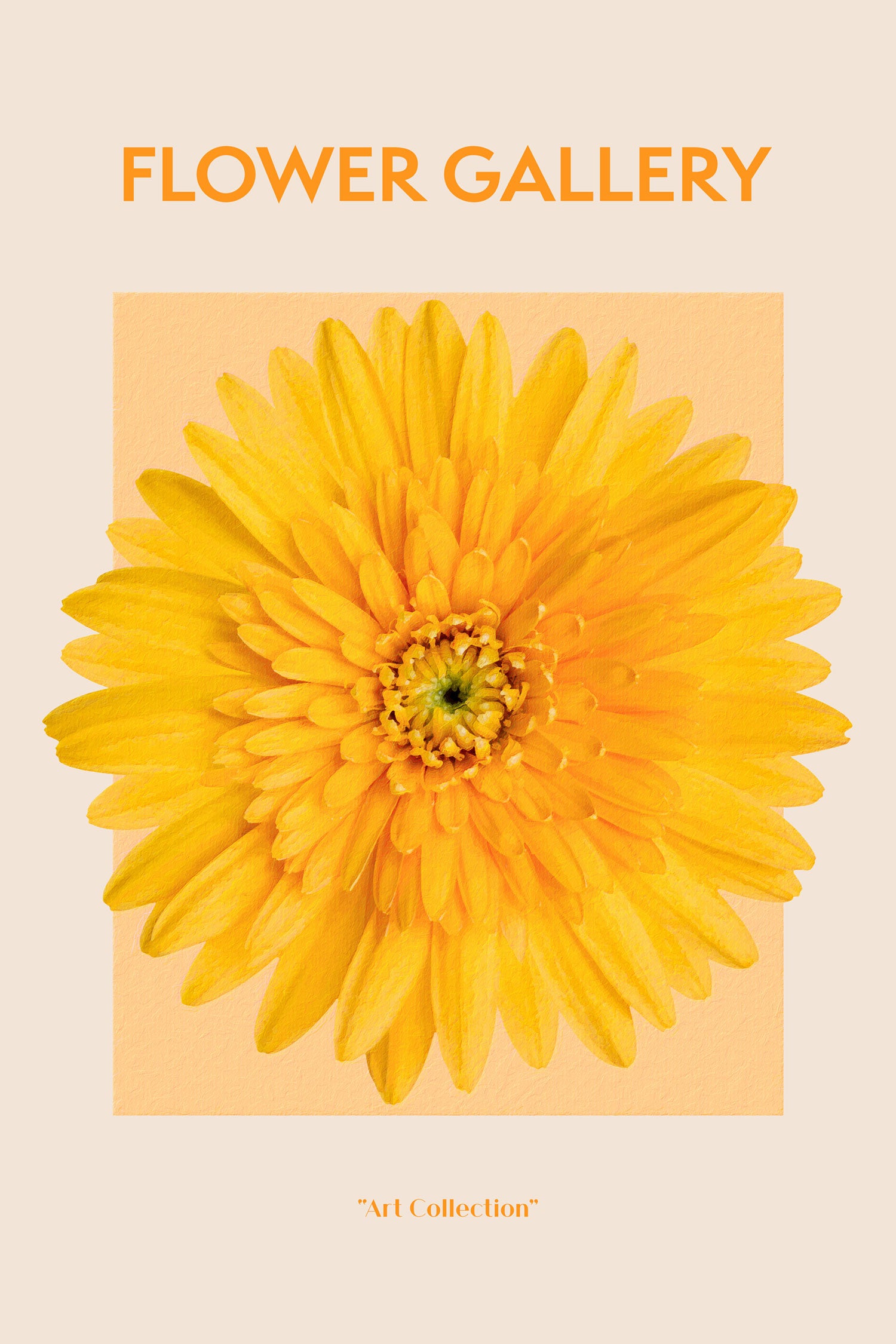 Flower Gallery  - Orange Gerbera III, Glasbild