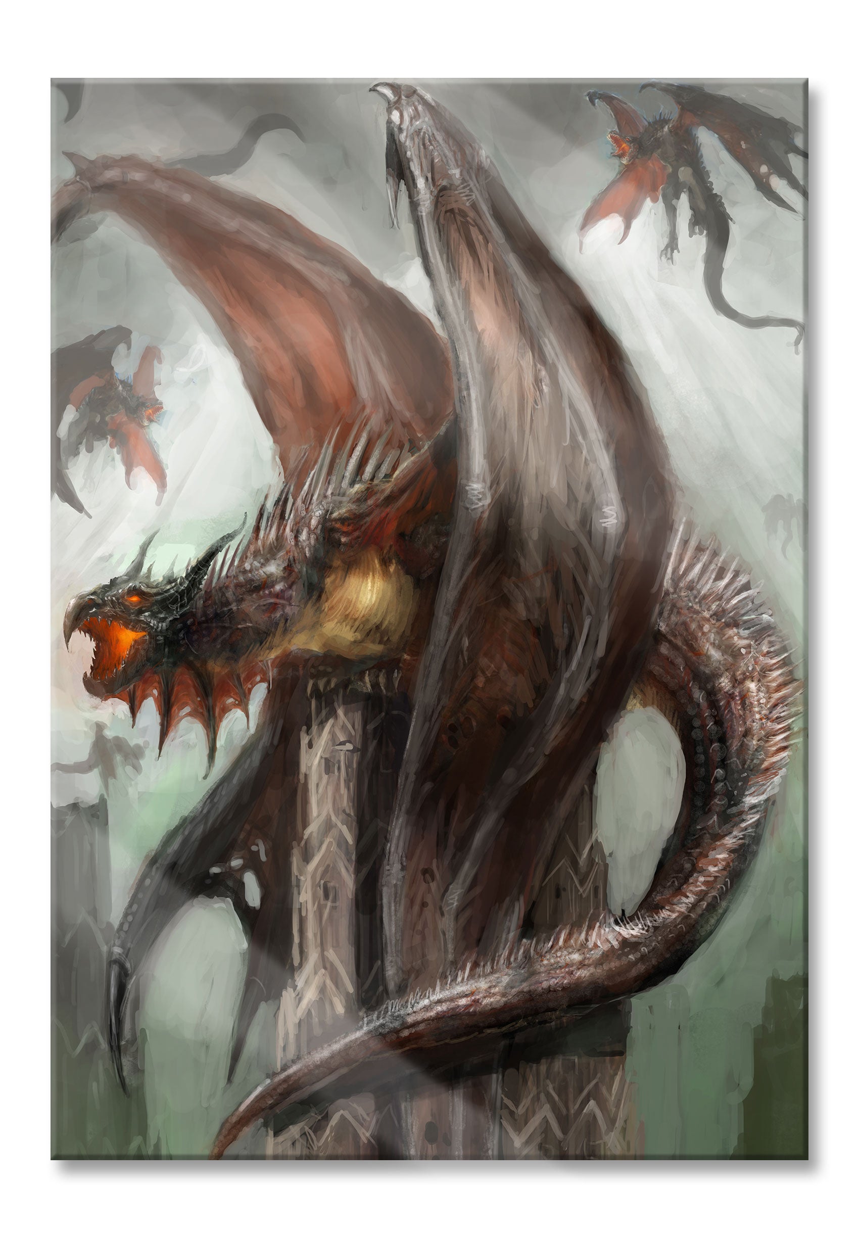 Dragons, Glasbild