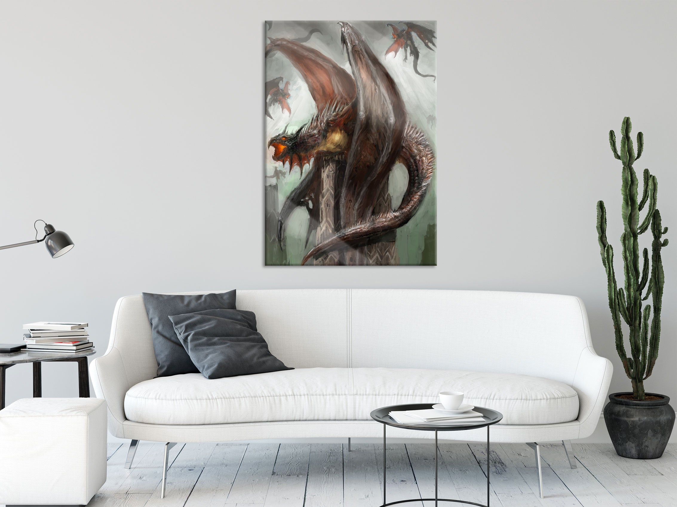 Dragons, Glasbild