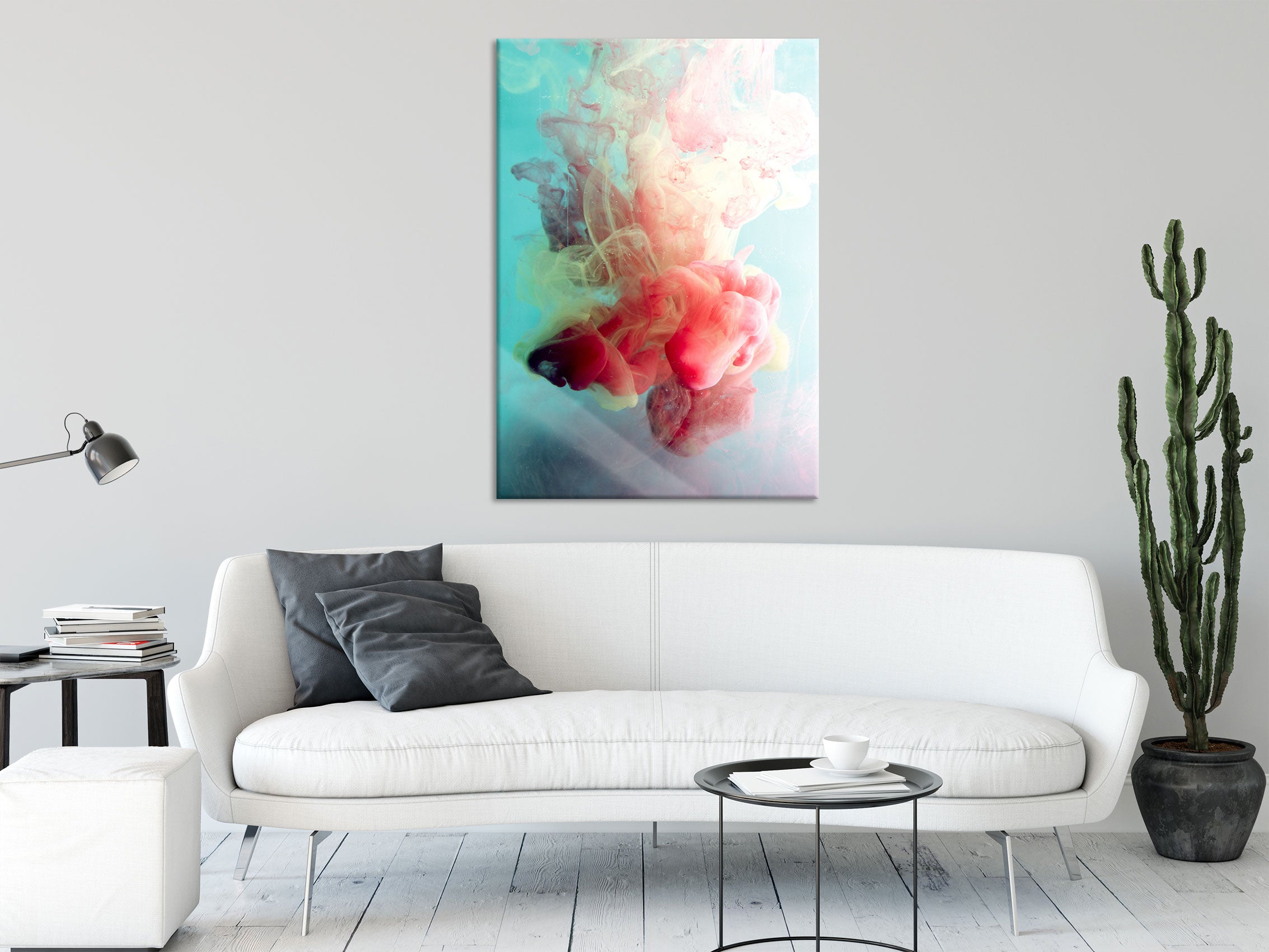 Colorful smoke, Glasbild