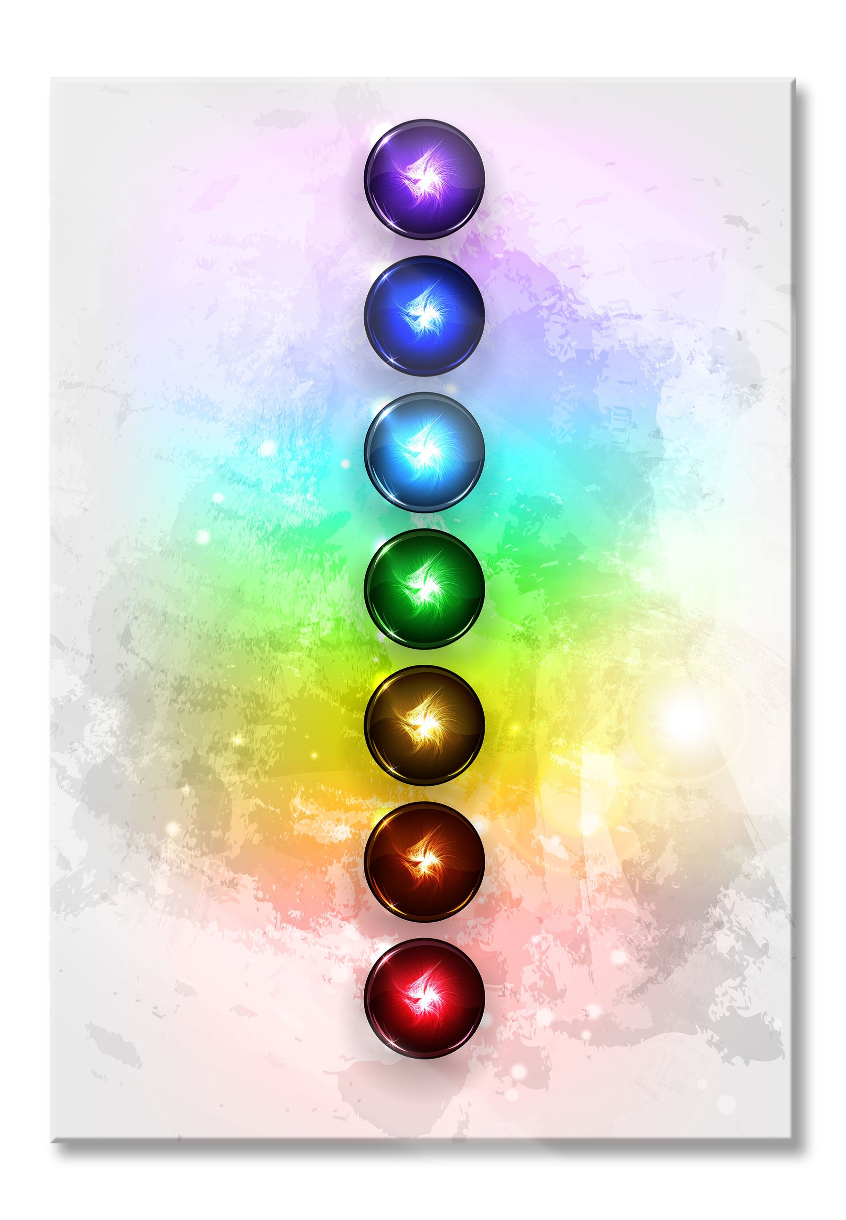 Chakra Eneregieelemente, Glasbild