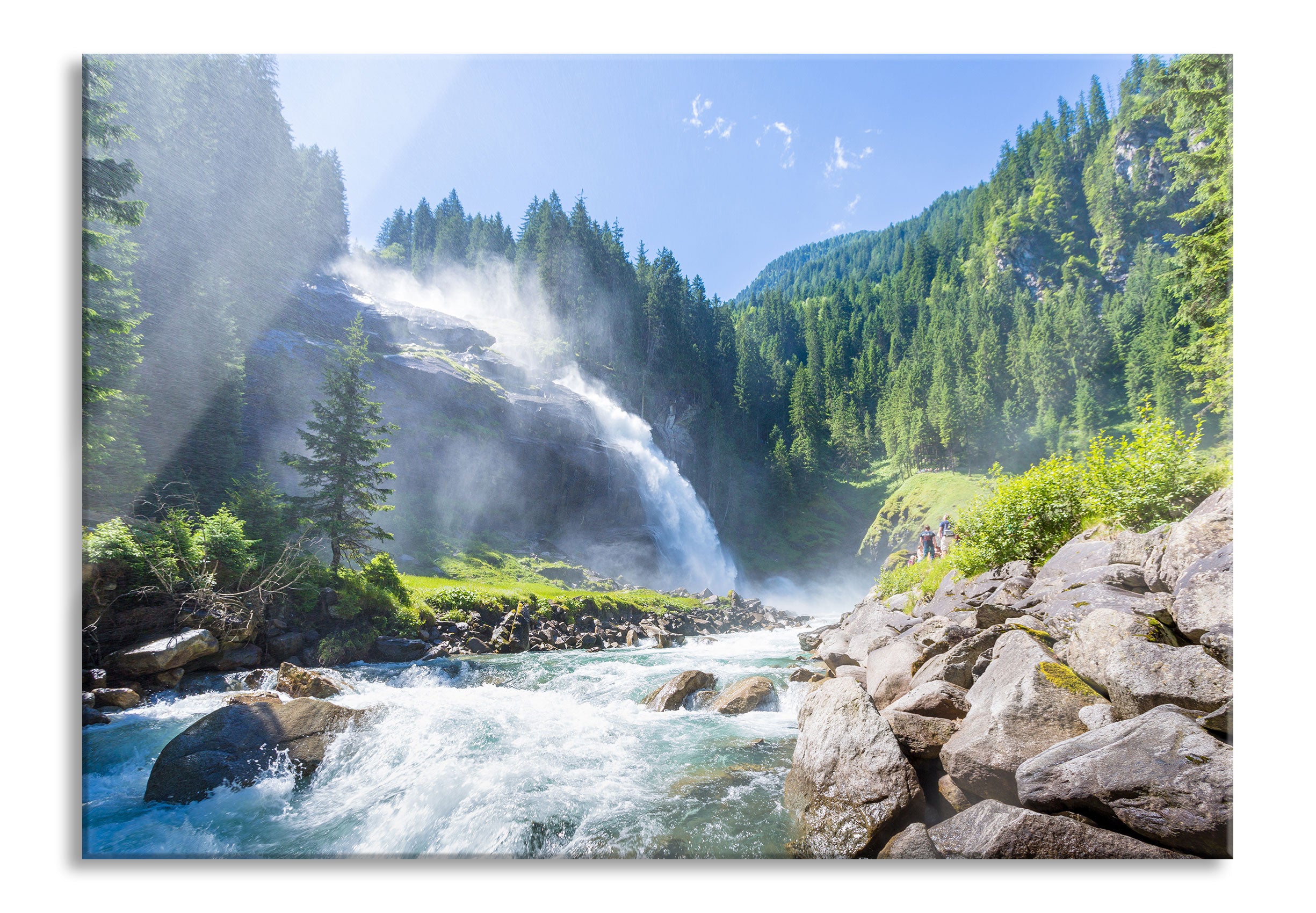 Wasserfälle Nationalpark Salzburg, Glasbild