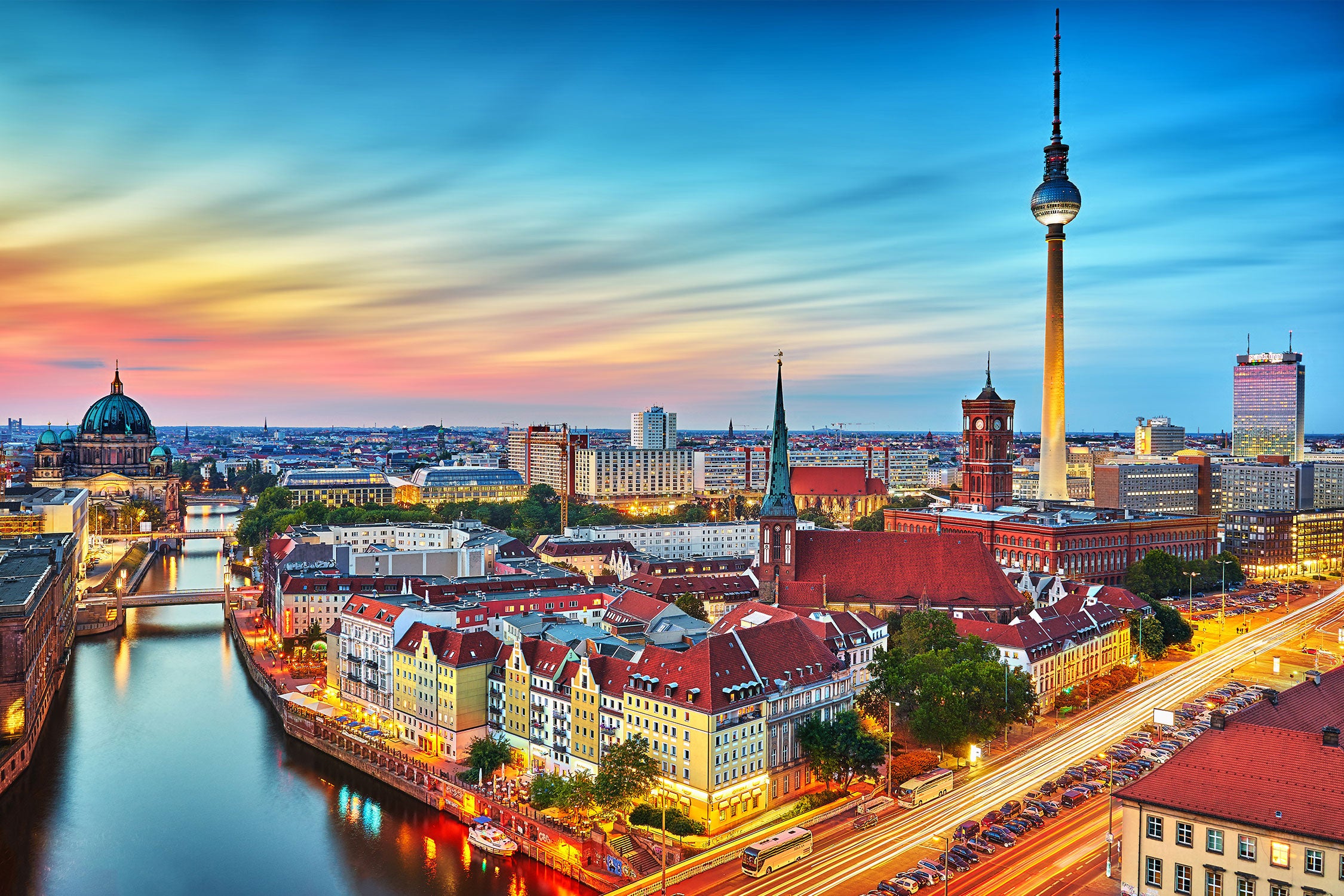 Berlin City Panorama, Glasbild