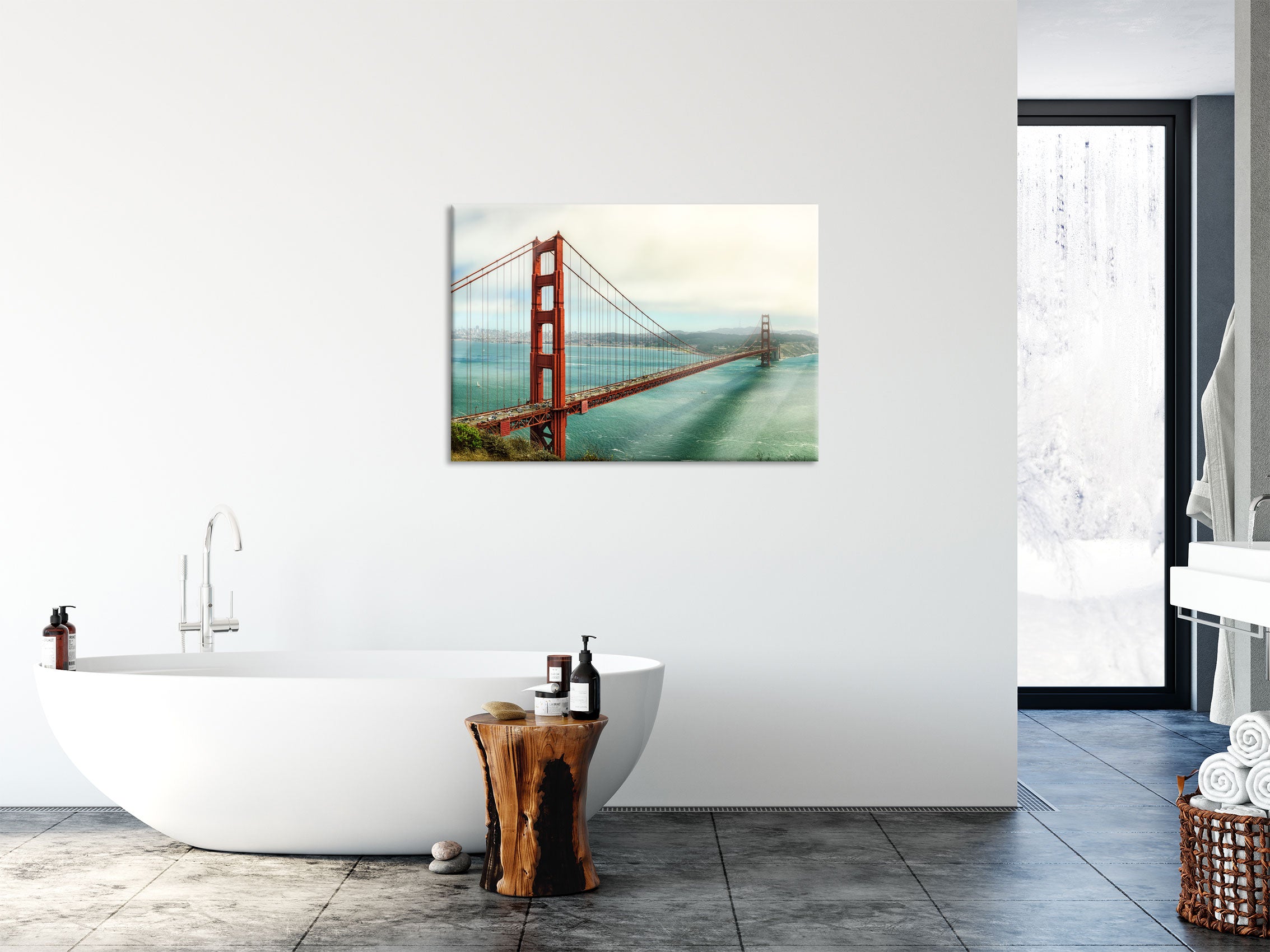 Golden Gate Bridge, Glasbild