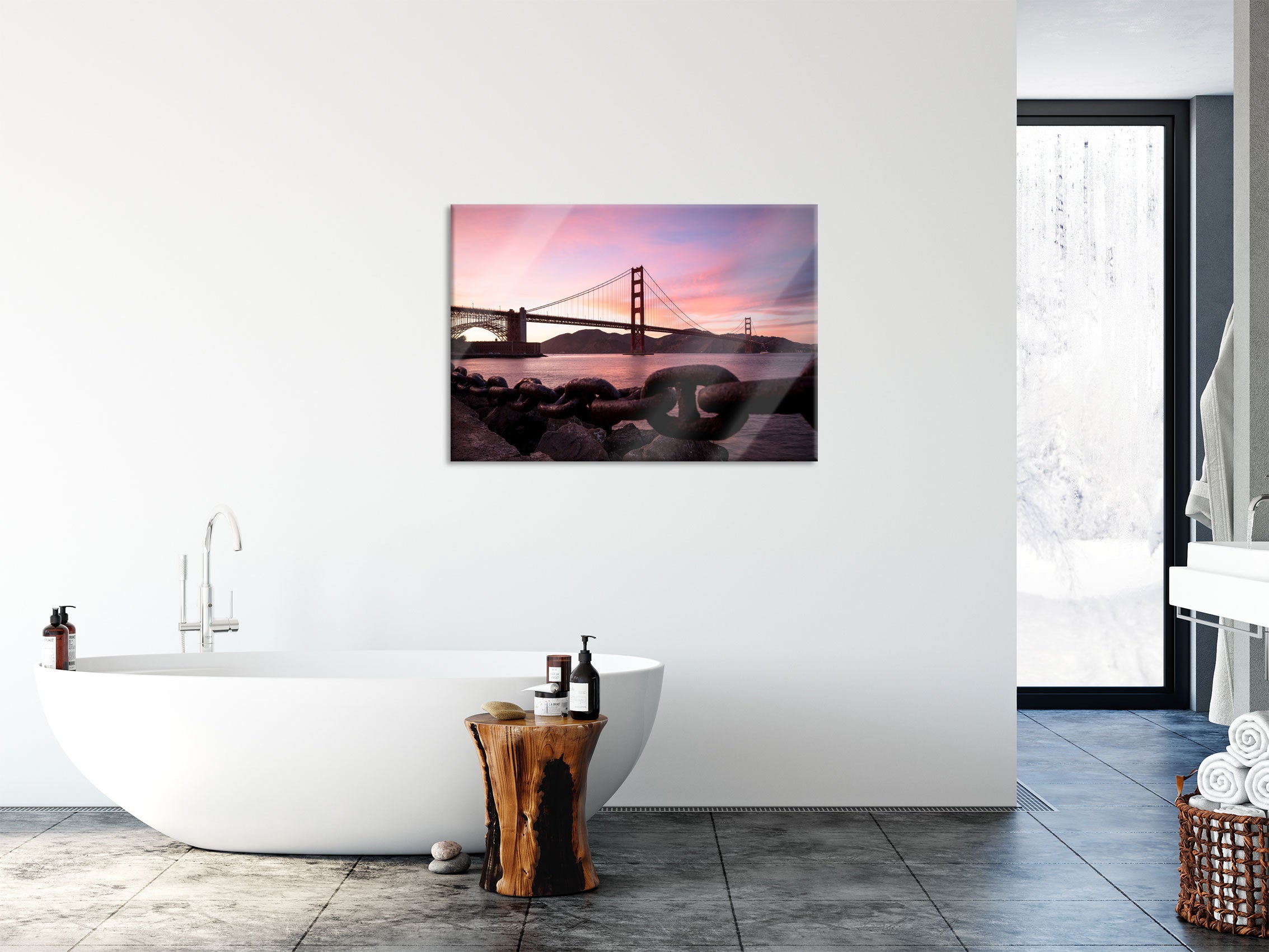 Golden Gate Bridge, Glasbild