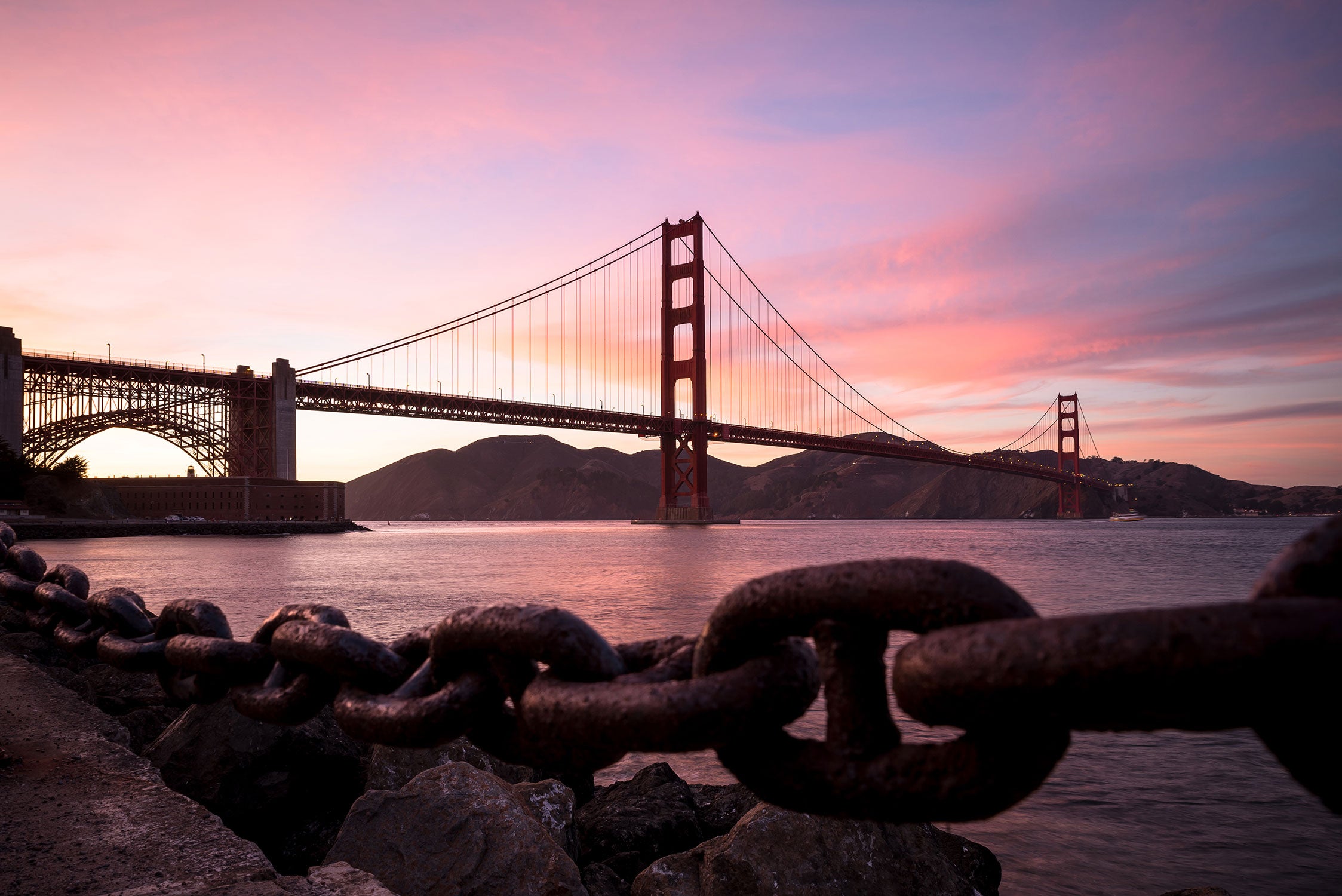 Golden Gate Bridge, Glasbild