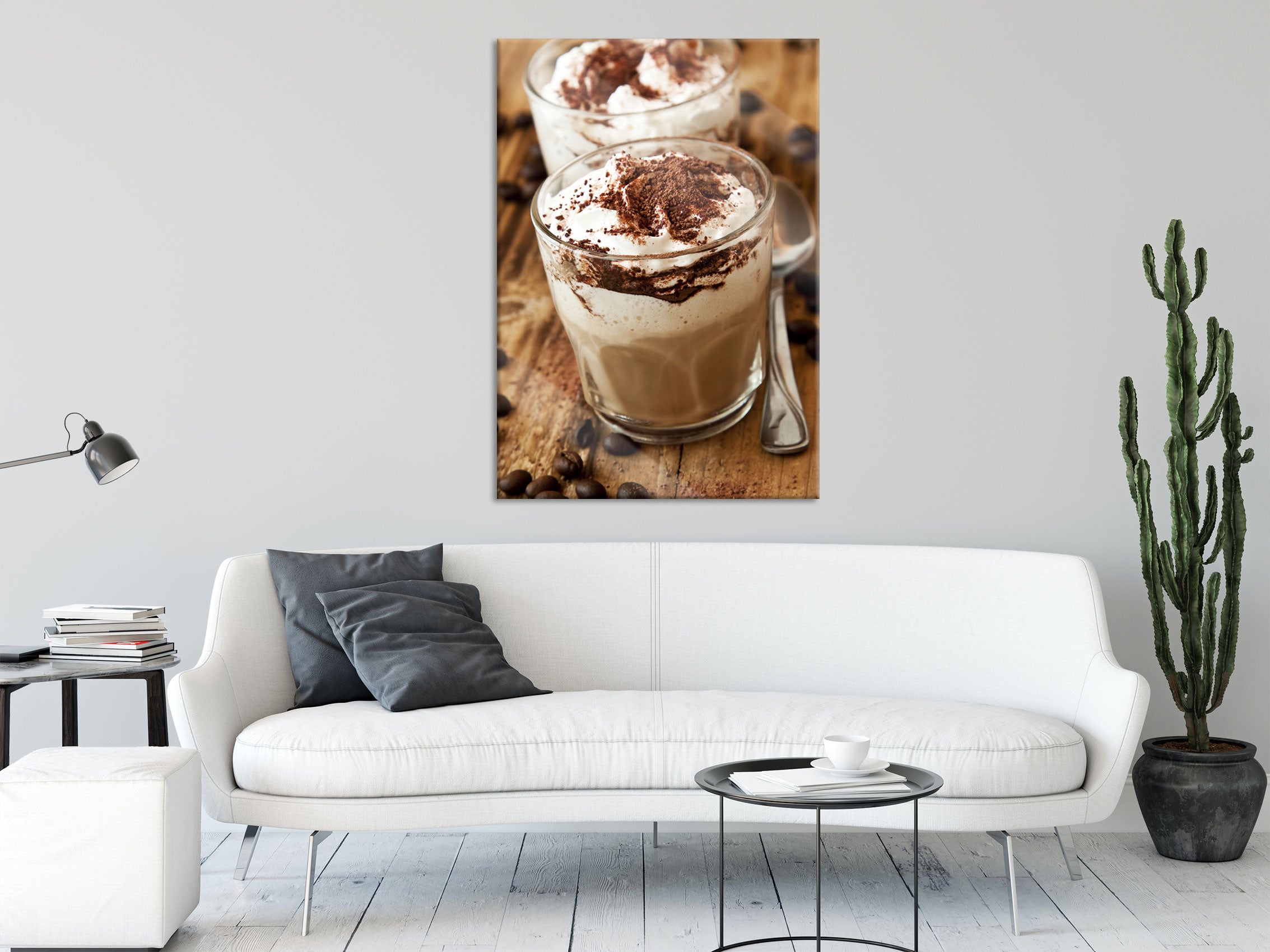 Cappuccino, Glasbild