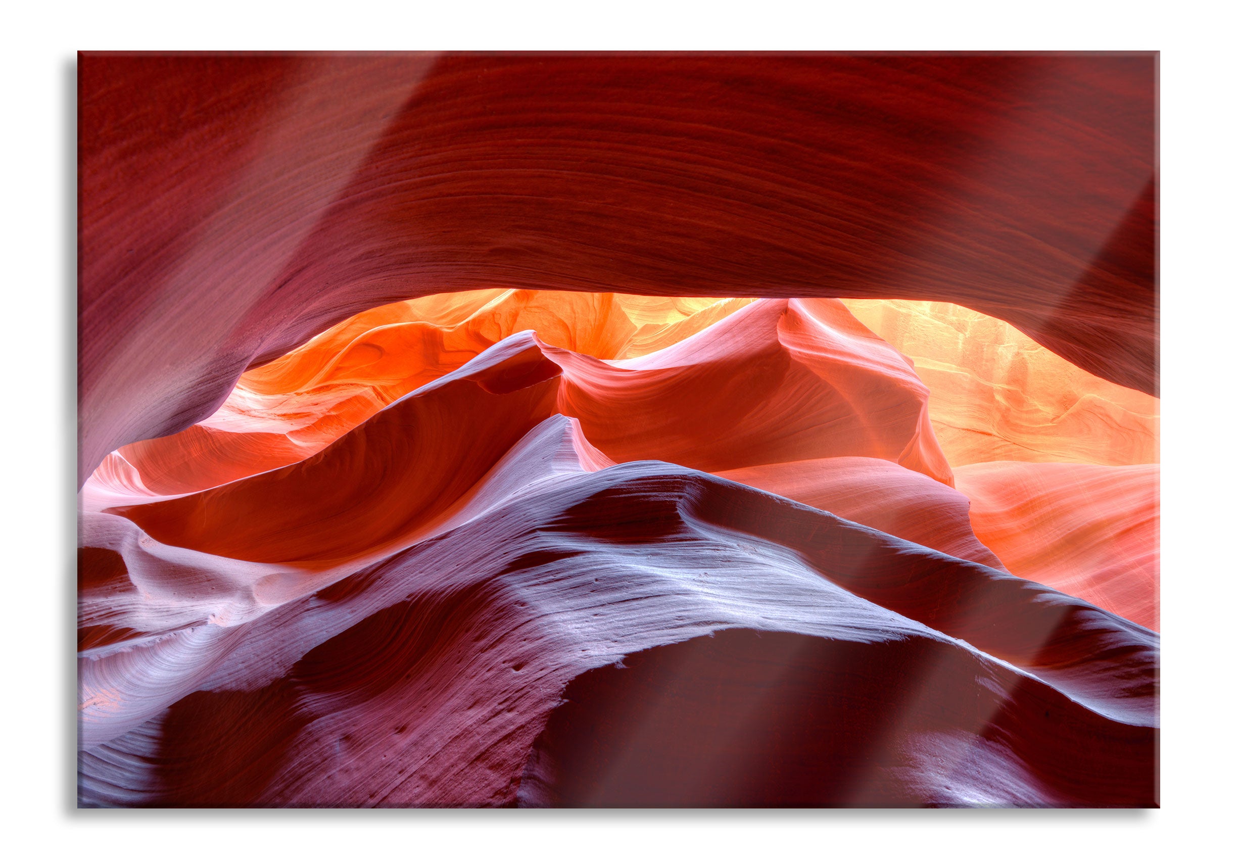 Antelope Canyon Arizona, Glasbild