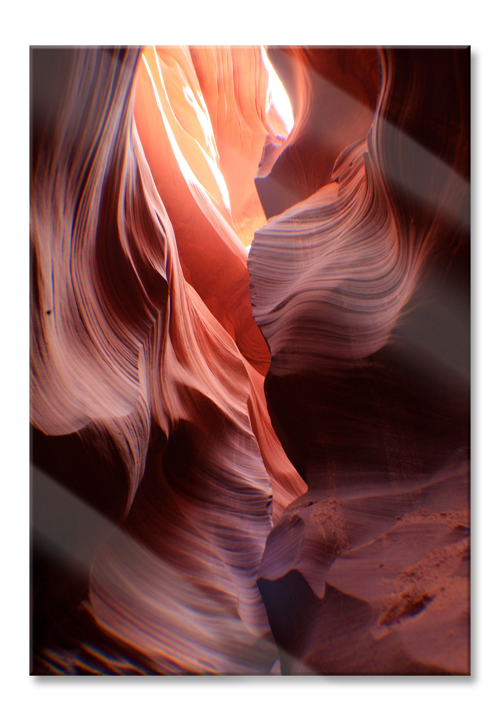 Antelope Canyon Arizona, Glasbild