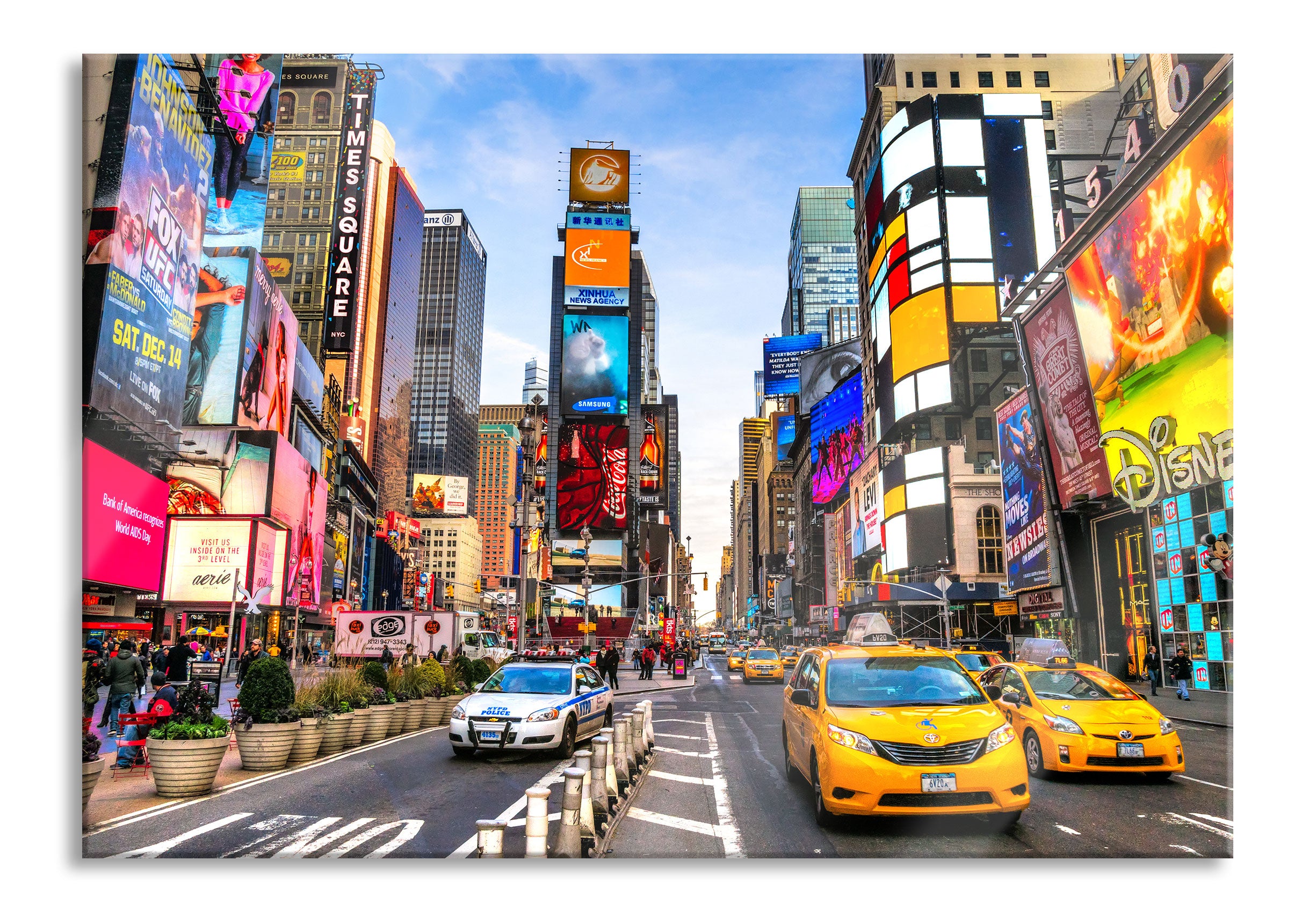 Times Square in new York City, Glasbild