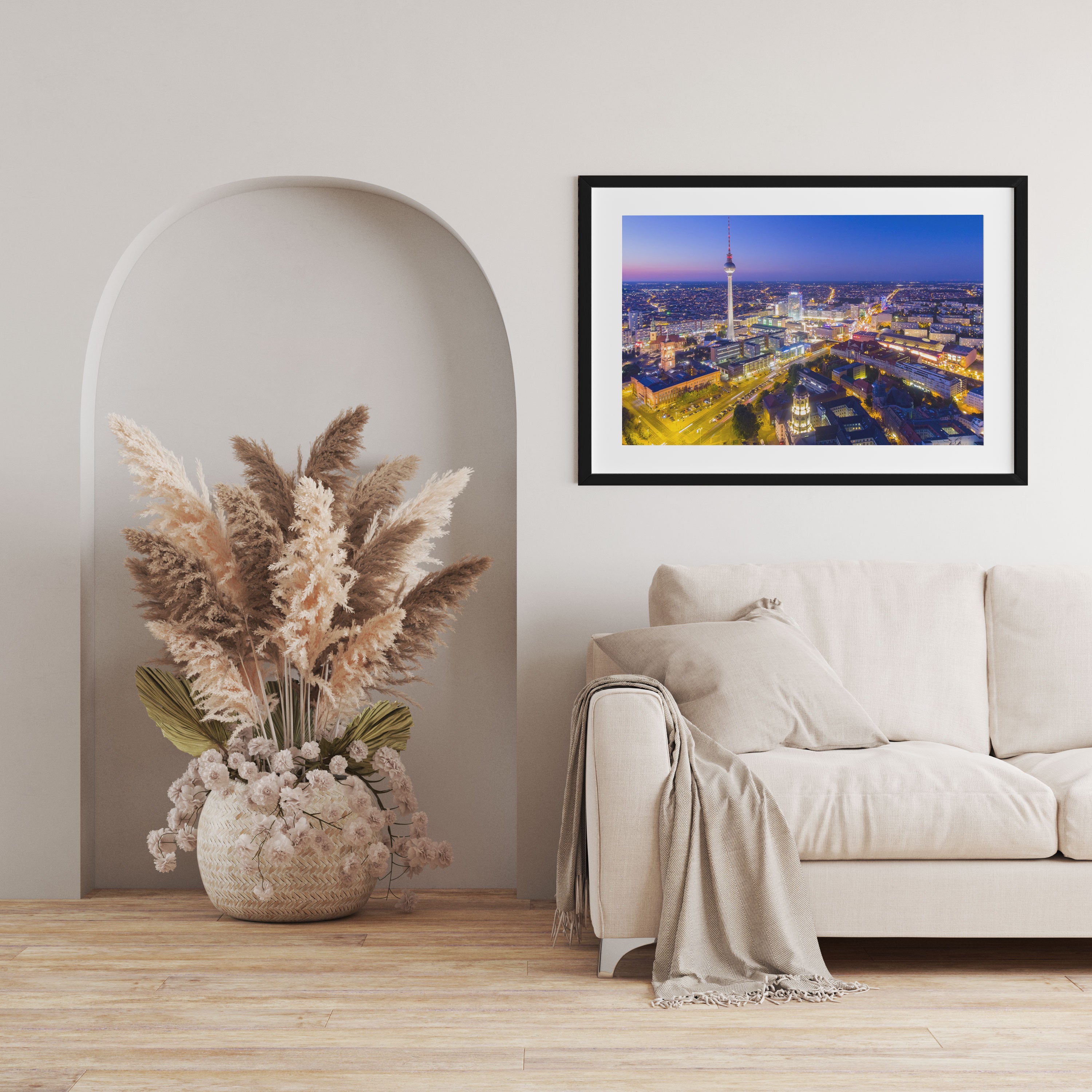 Berlin City Panorama, Gerahmtes Bild