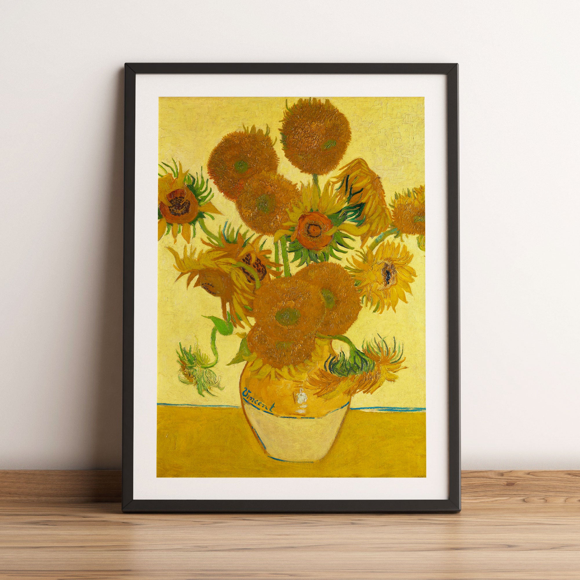 Vincent Van Gogh - Sonnenblumen I, Gerahmtes Bild