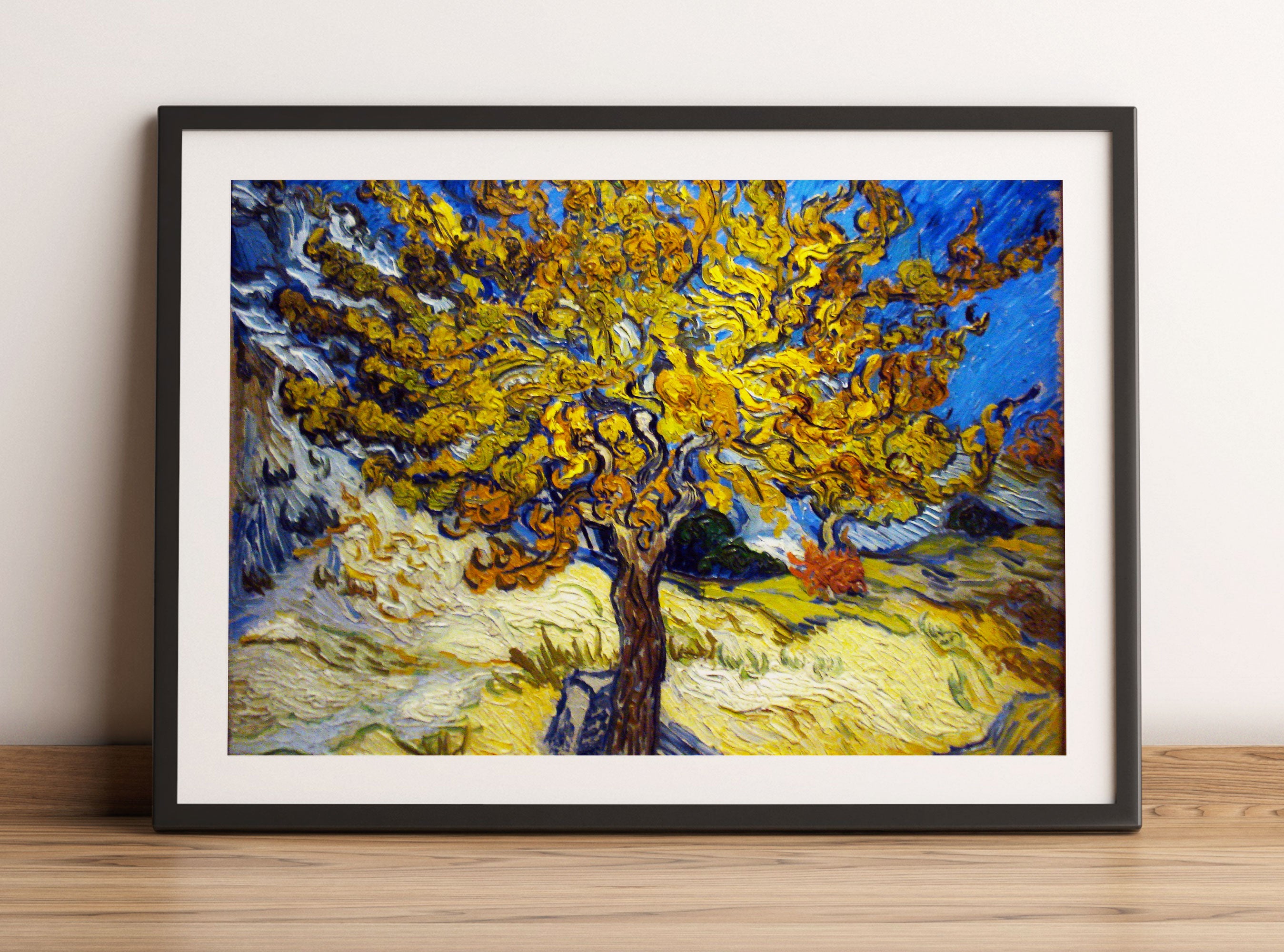 Vincent Van Gogh - Maulbeerbaum, Gerahmtes Bild