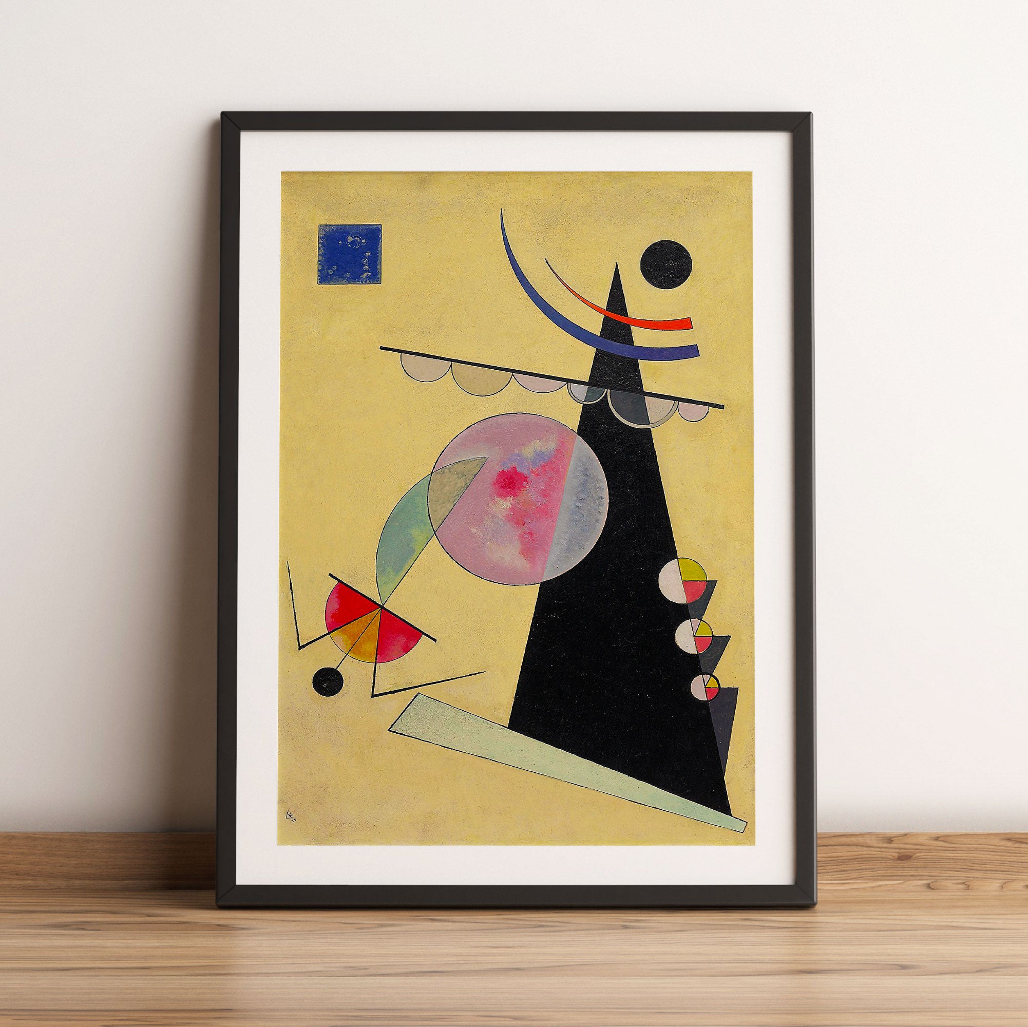 Wassily Kandinsky - Helle Einheit, Gerahmtes Bild