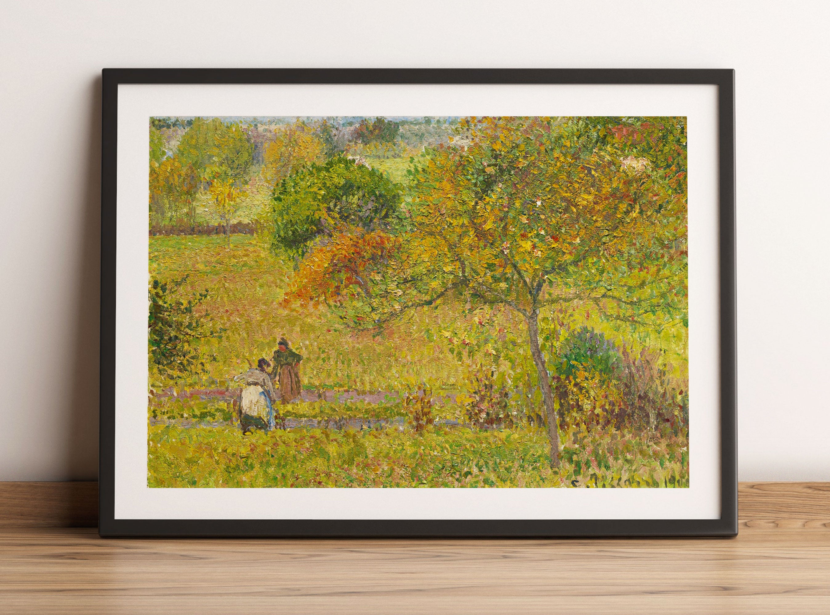 Camille Pissarro - AUTOMNE À ERAGNY , Gerahmtes Bild