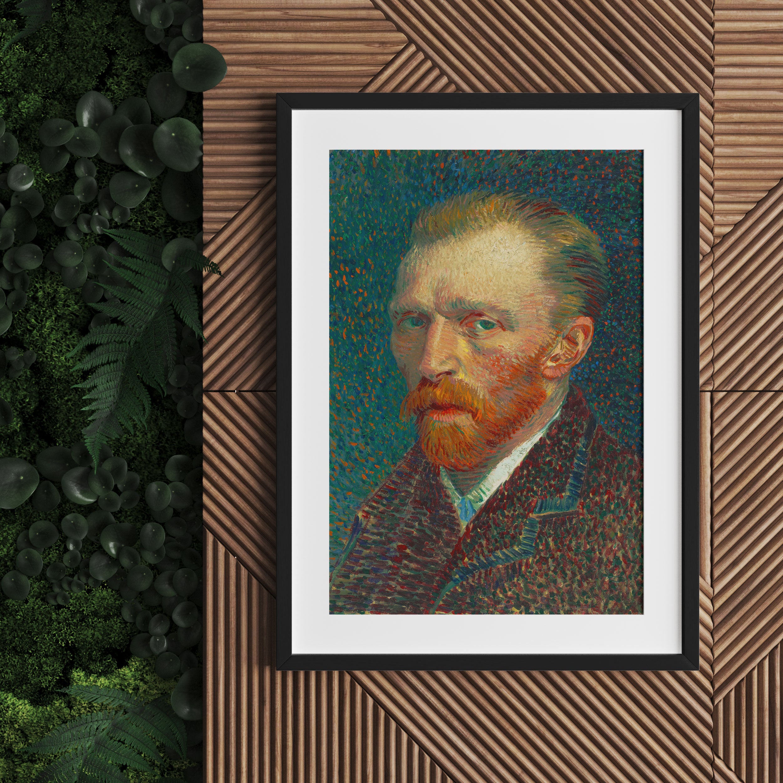 Vincent Van Gogh - Selbstbildnis , Gerahmtes Bild