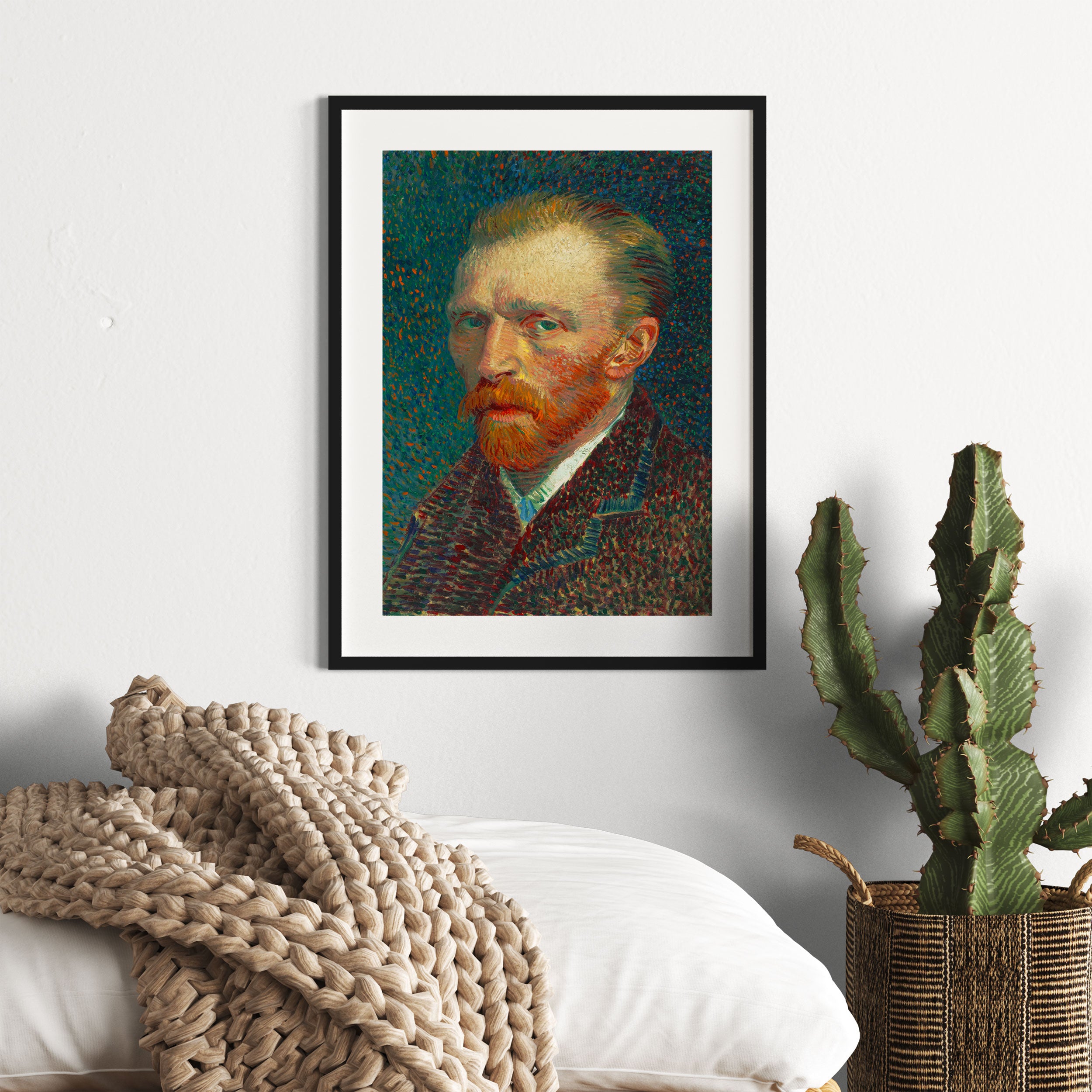 Vincent Van Gogh - Selbstbildnis , Gerahmtes Bild