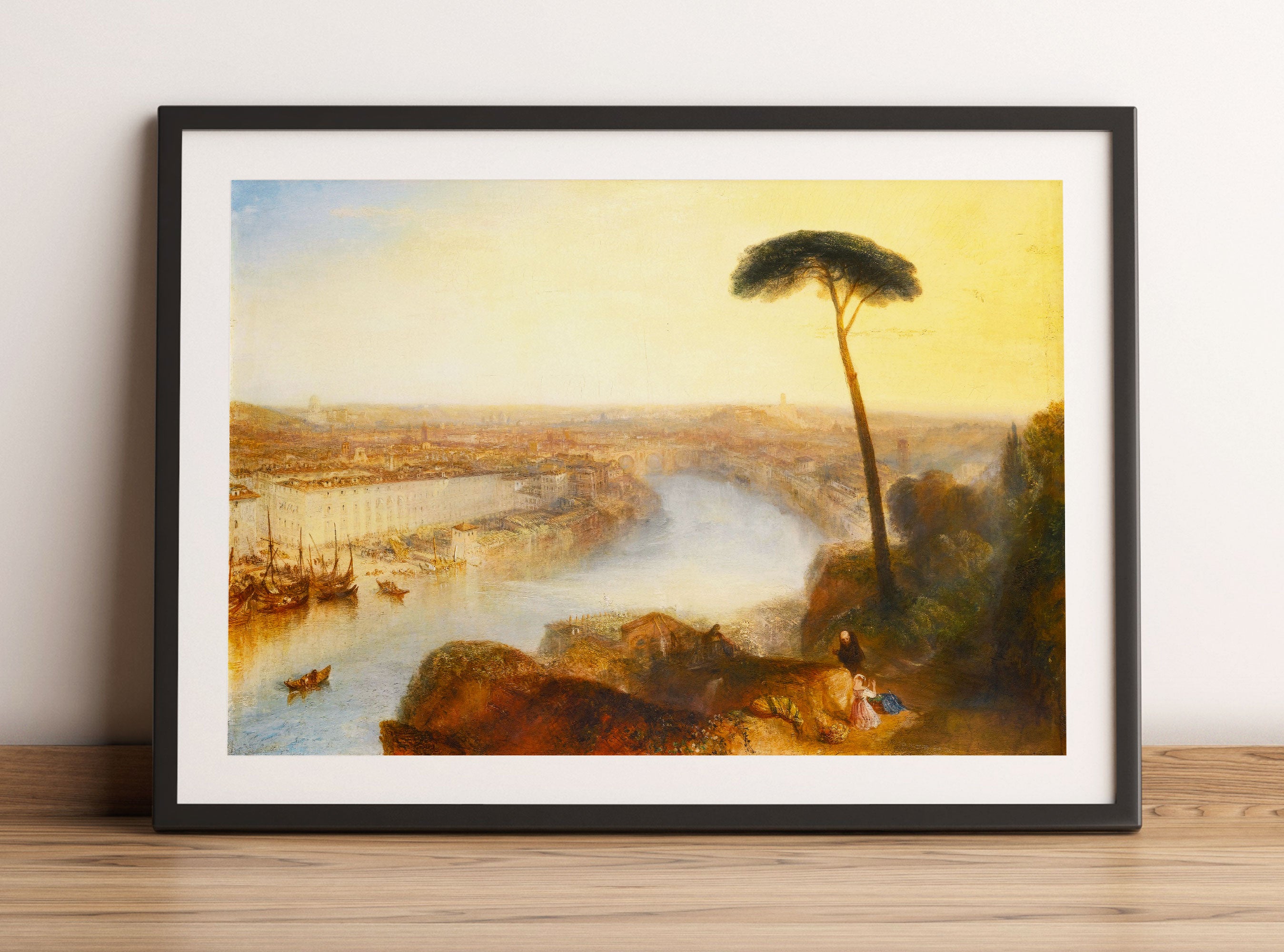 William Turner - ROME FROM MOUNT AVENTINE, Gerahmtes Bild