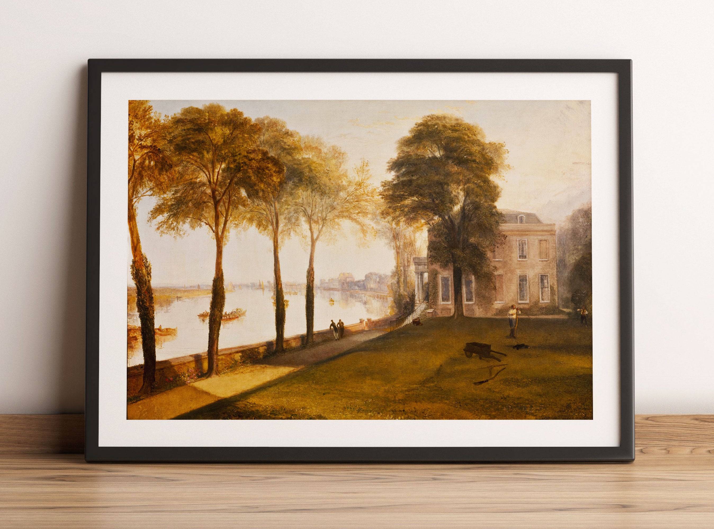 William Turner - Mortlake Terrace Early Summer Morning, Gerahmtes Bild