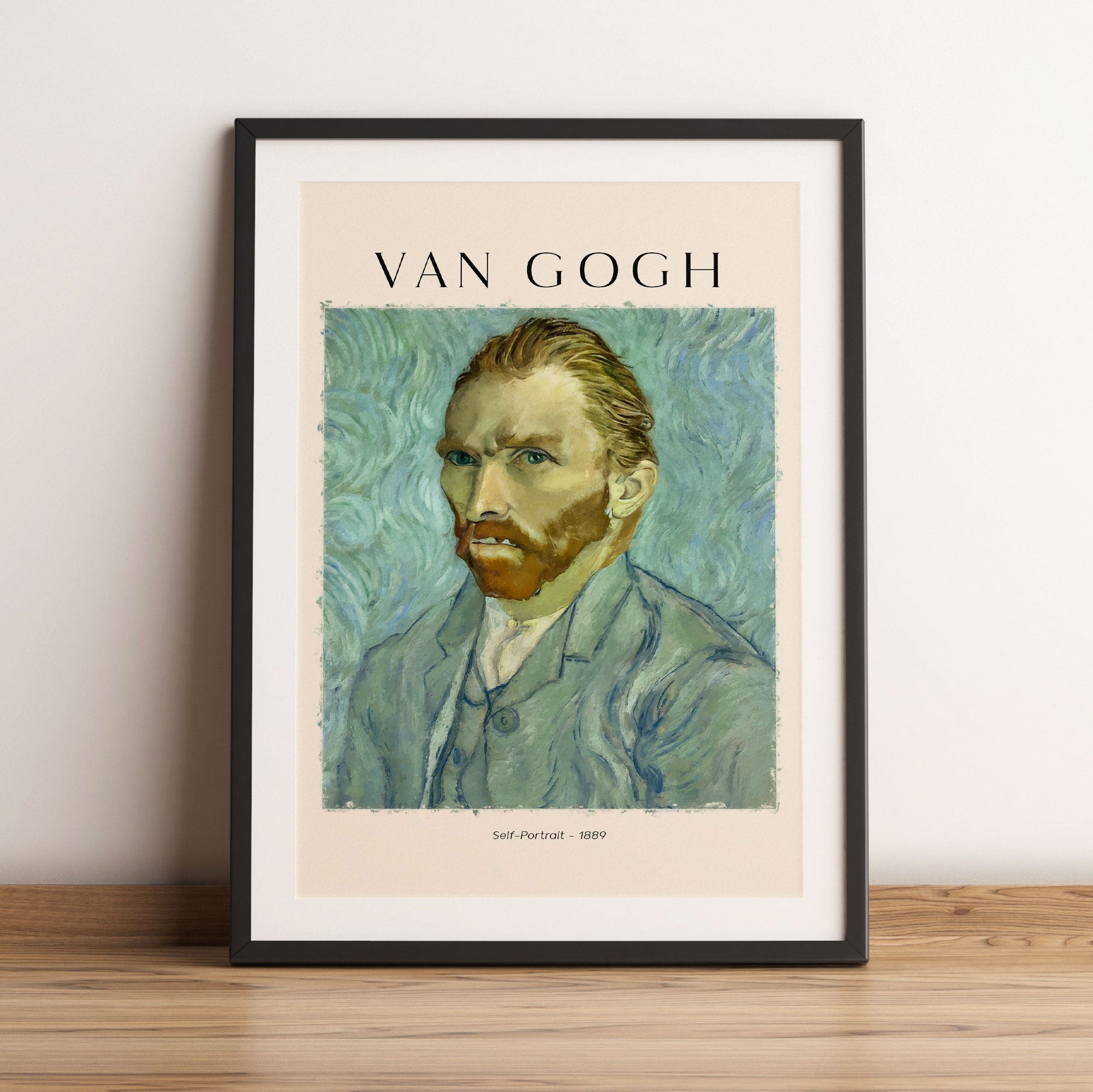 Art Portrait  - Van Gogh - Selbstportrait I, Gerahmtes Bild