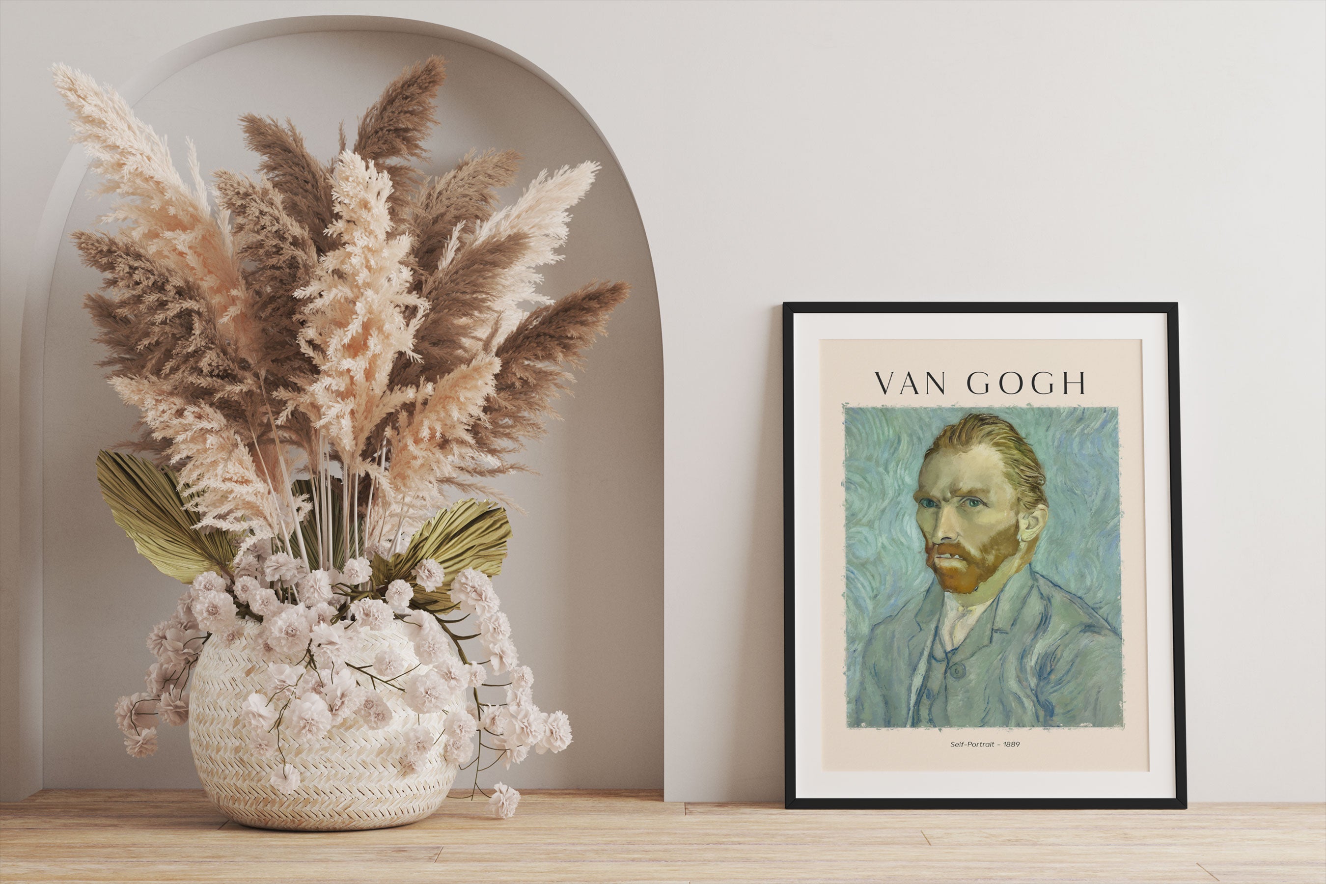 Art Portrait  - Van Gogh - Selbstportrait I, Gerahmtes Bild