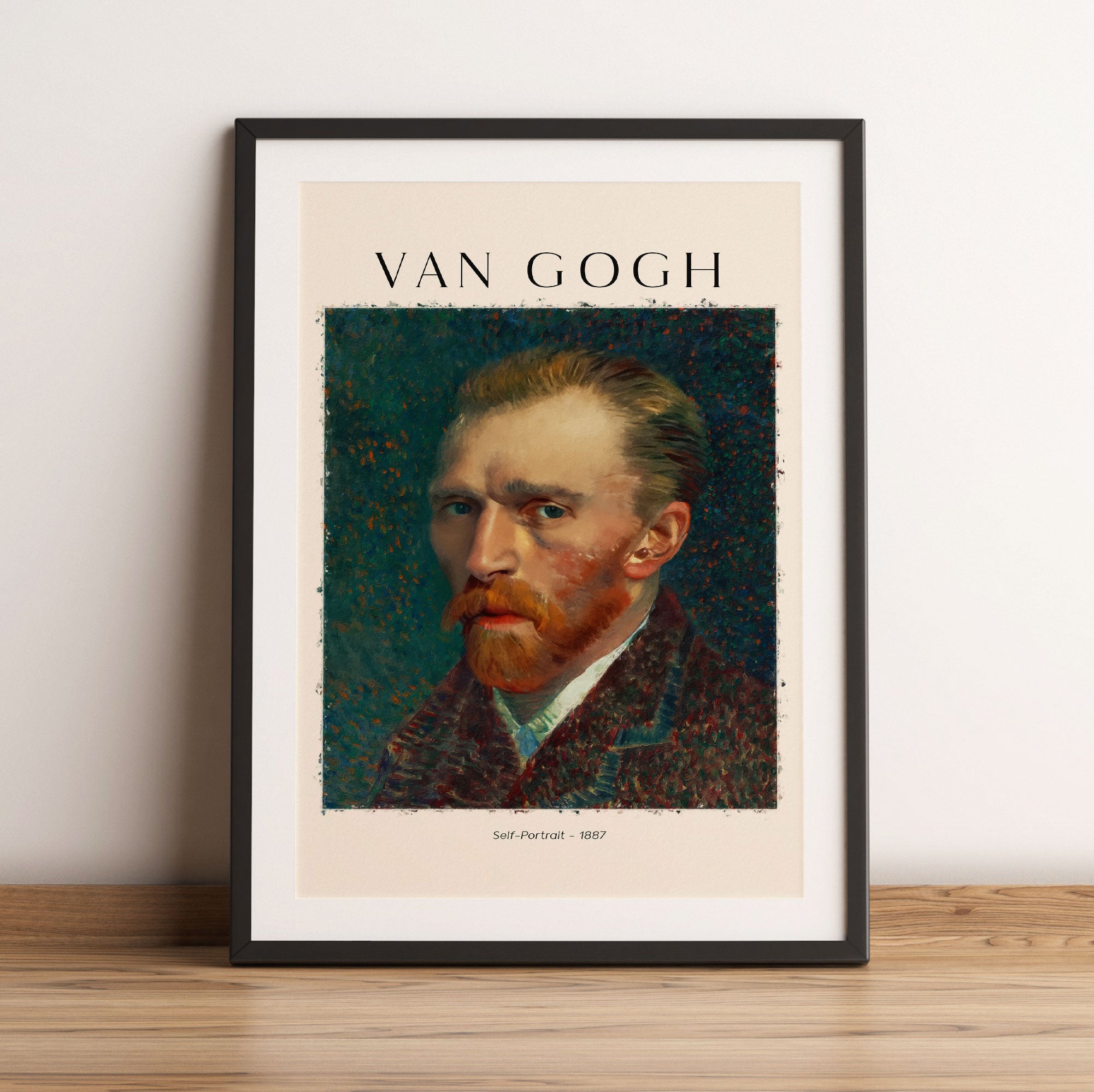 Art Portrait  - Van Gogh - Selbstportrait II, Gerahmtes Bild