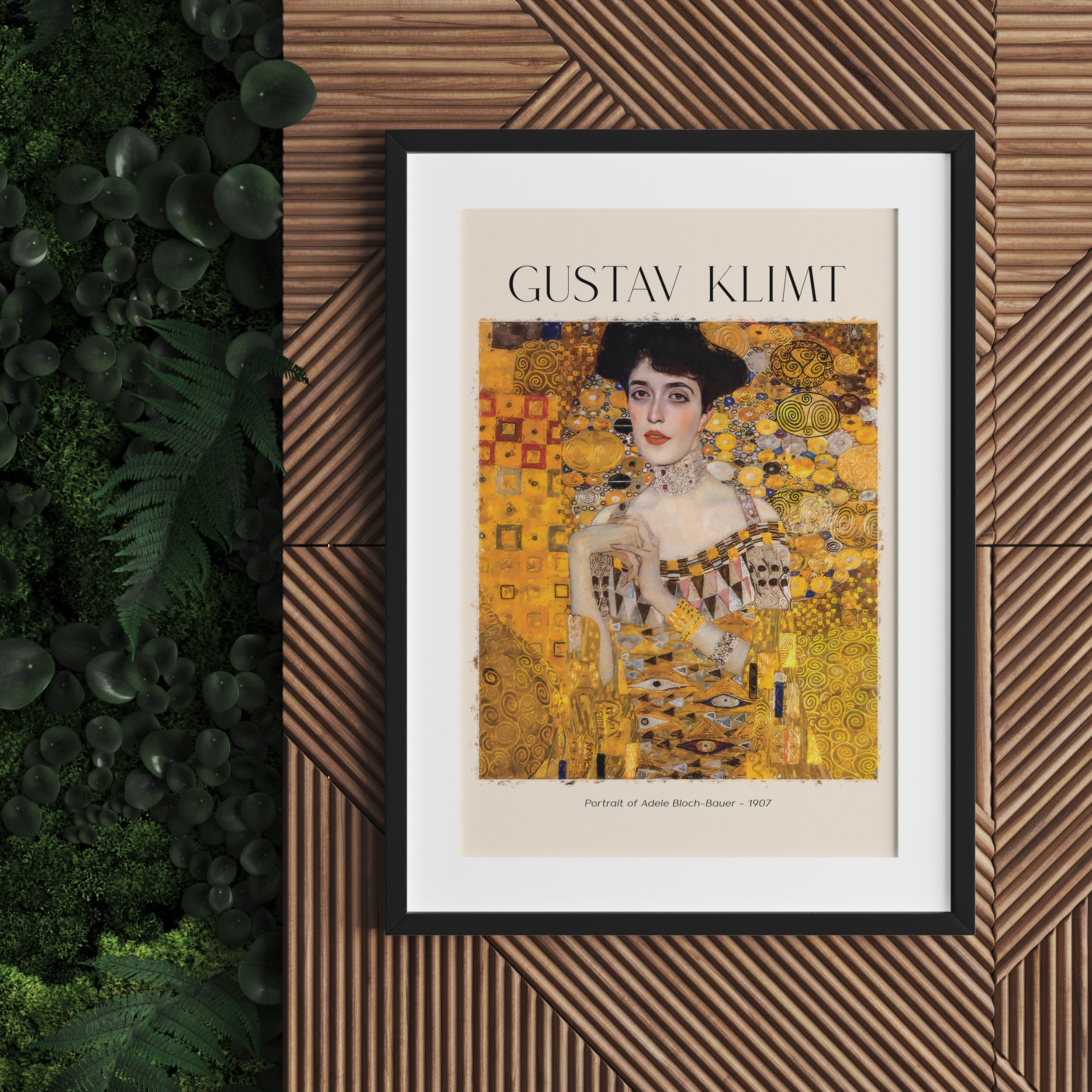 Art Portrait  - Gustav Klimt - Adele Boch-Bauer, Gerahmtes Bild