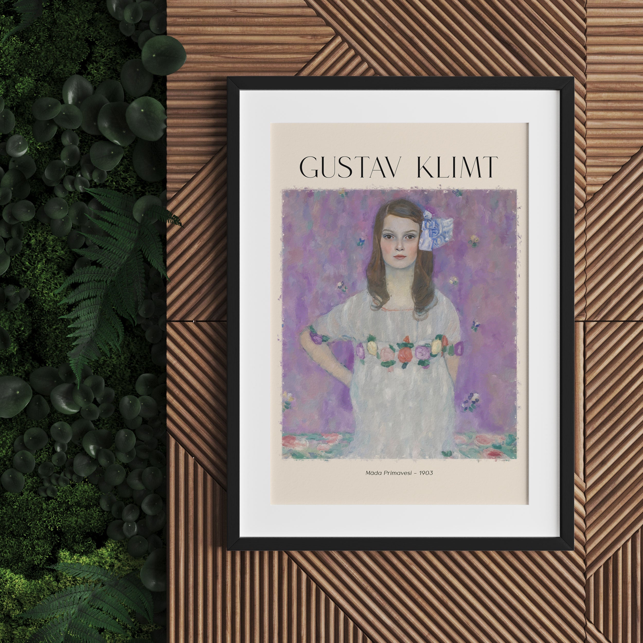 Art Portrait  - Gustav Klimt - Mäda Primavesi, Gerahmtes Bild