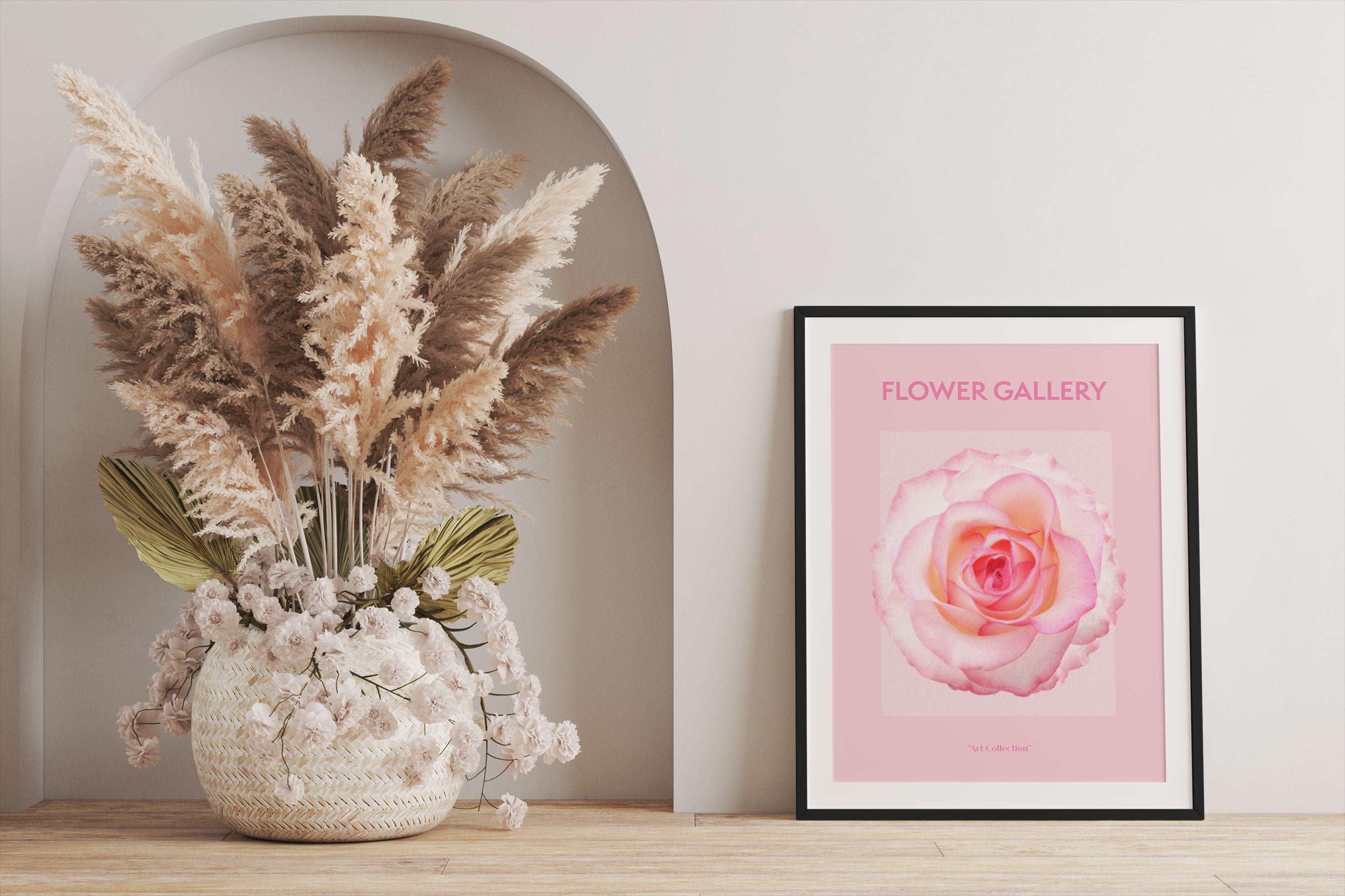 Flower Gallery  - Rosa Rose III, Gerahmtes Bild