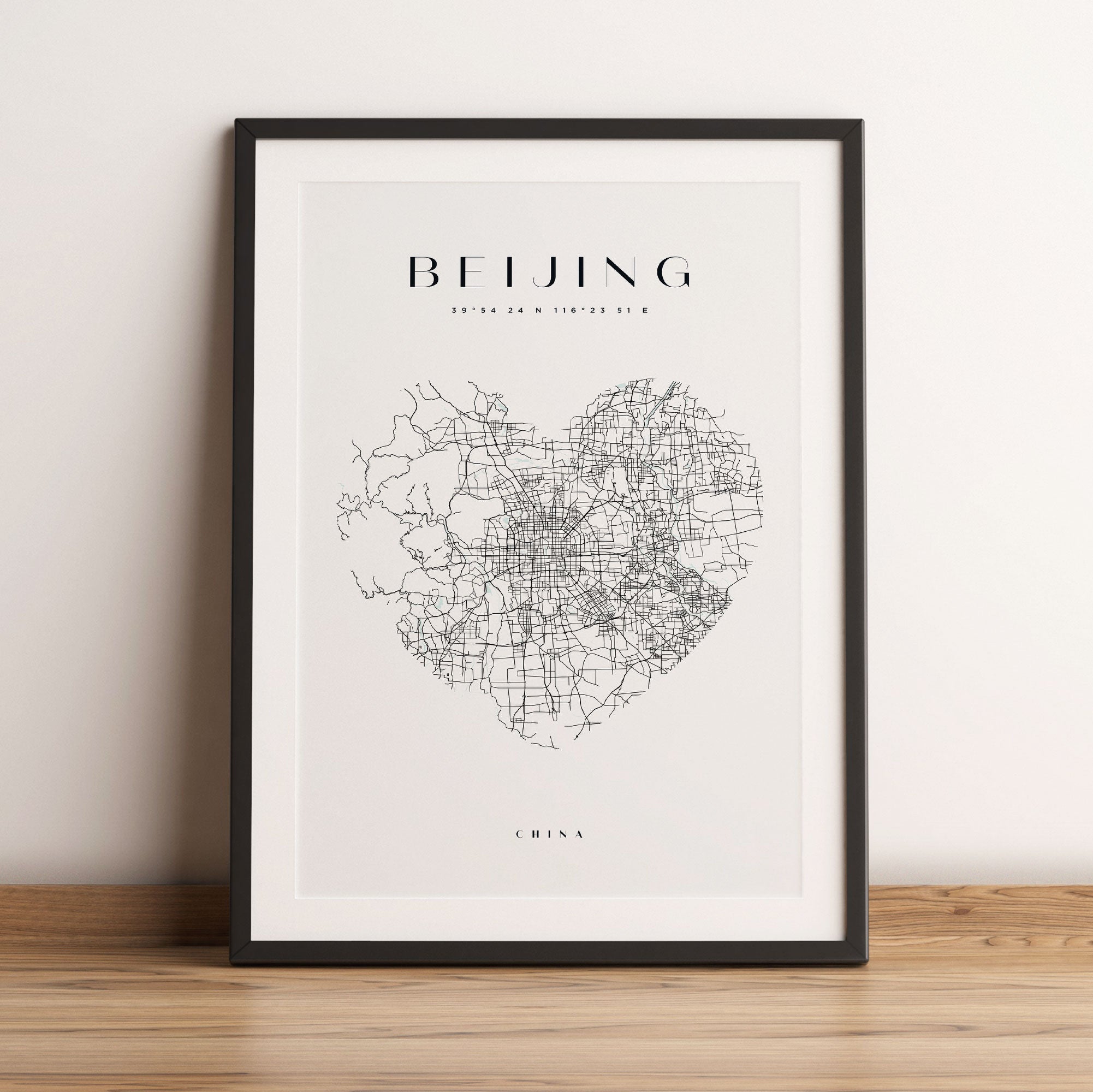 Lieblings Stadt  - Beijing, Gerahmtes Bild