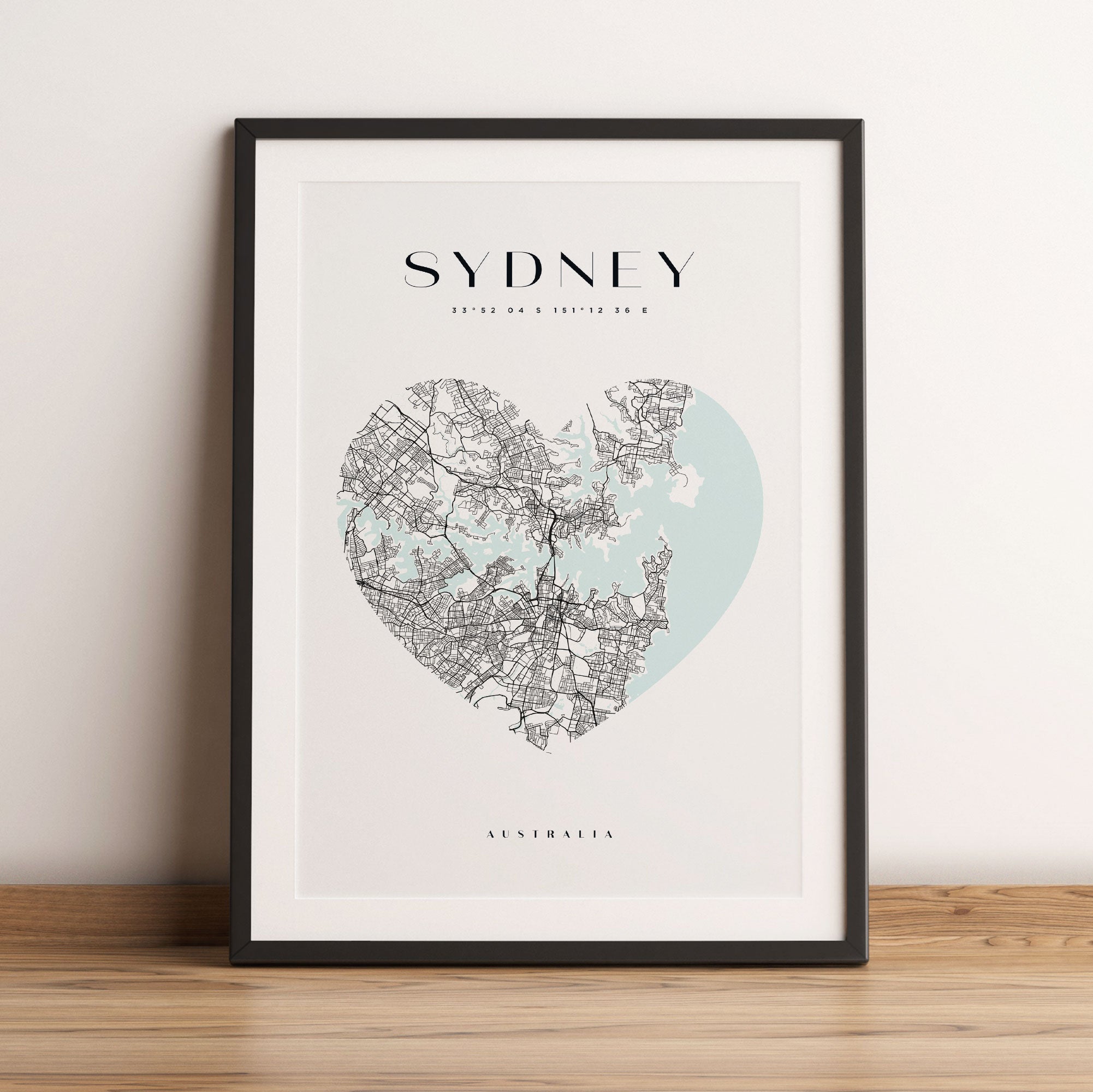 Lieblings Stadt  - Sydney, Gerahmtes Bild