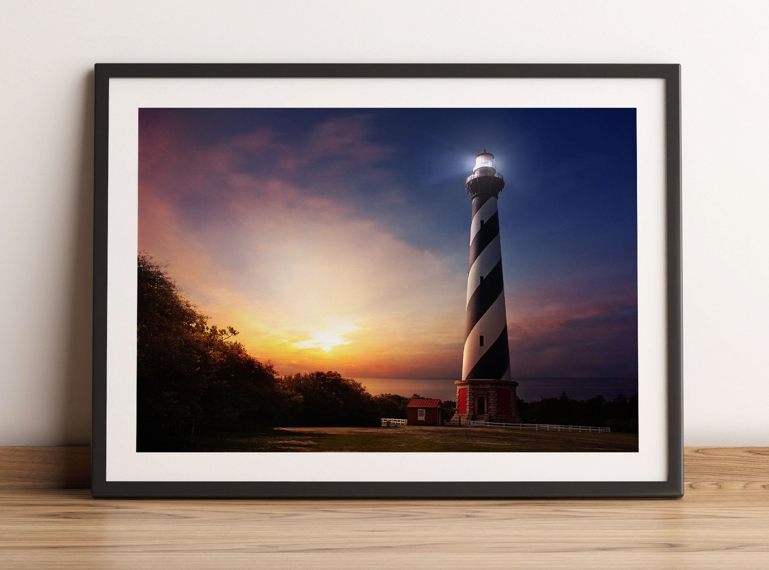 Cape Hatteras Leuchtturm, Gerahmtes Bild